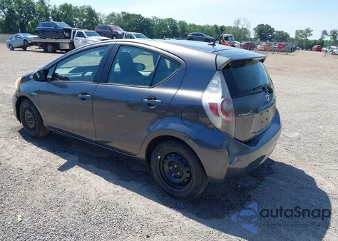 2012 Toyota Prius C One из США, поврежденный, VIN JTDKDTB30C1023511